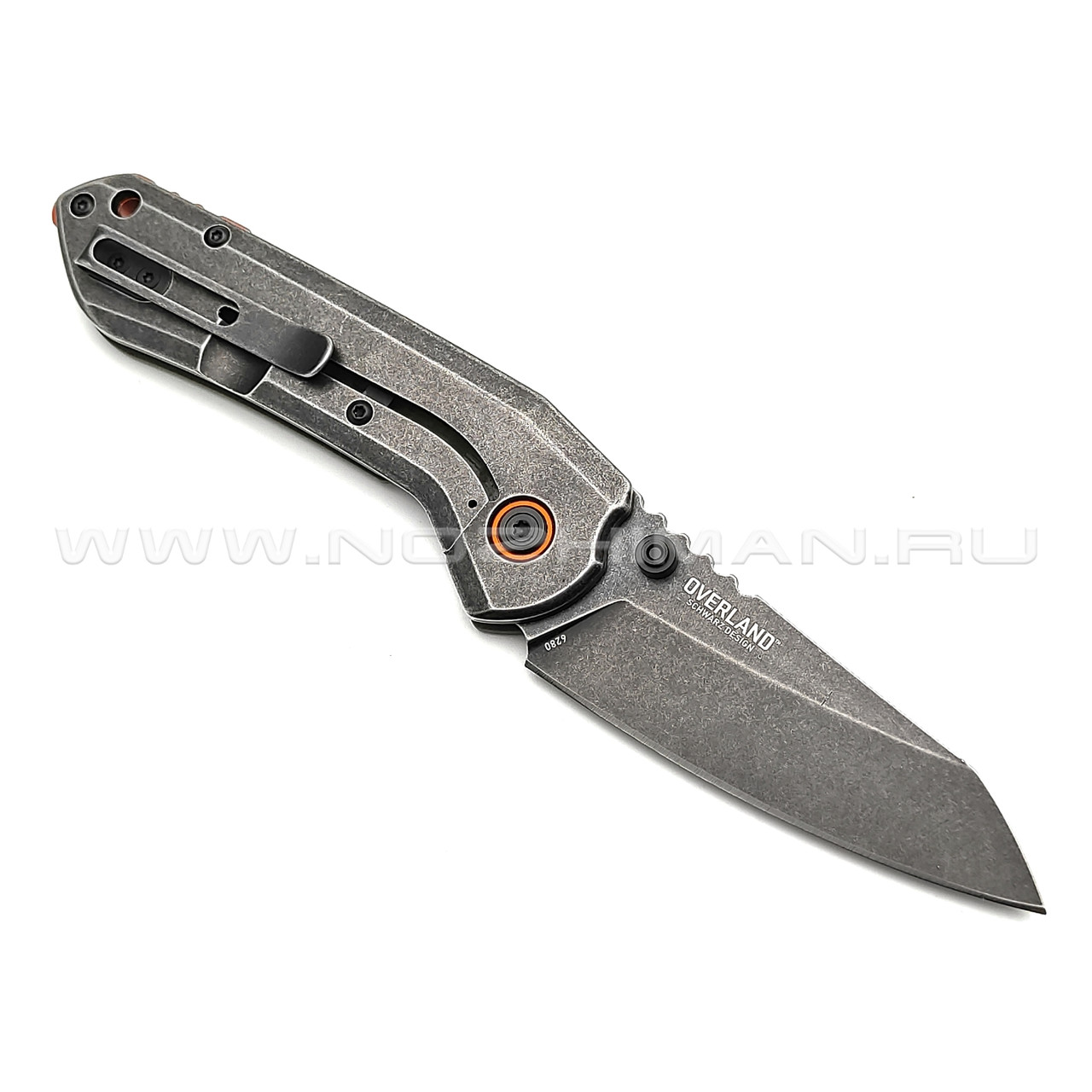 Нож CRKT Overland 6280 сталь 8Cr13MoV, рукоять G10 OD green, steel