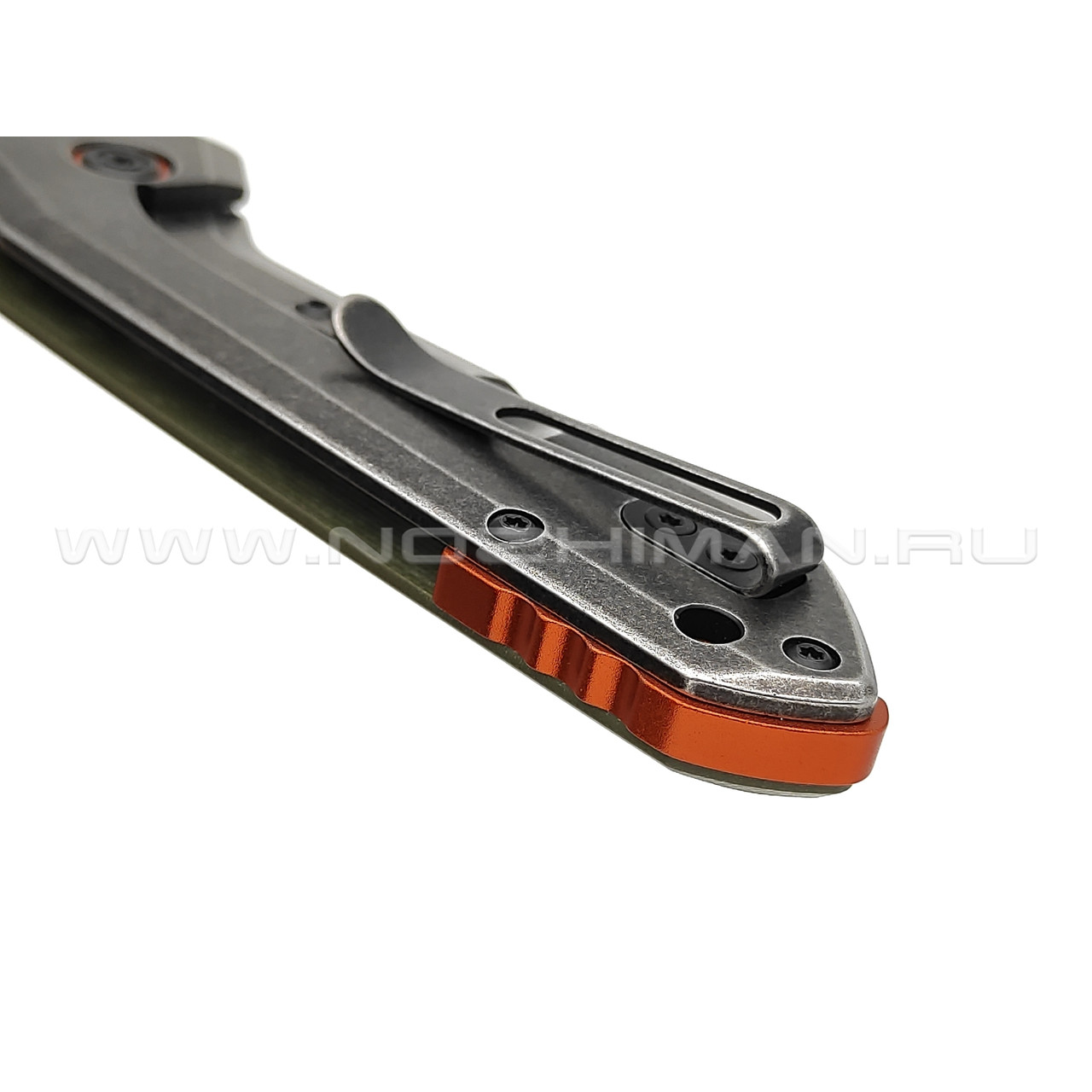 Нож CRKT Overland 6280 сталь 8Cr13MoV, рукоять G10 OD green, steel