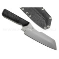 Волчий Век нож Карачун Custom сталь N690 WA bead-blast, рукоять G10 black