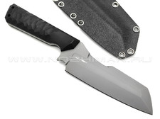 Волчий Век нож Карачун Custom сталь N690 WA bead-blast, рукоять G10 black