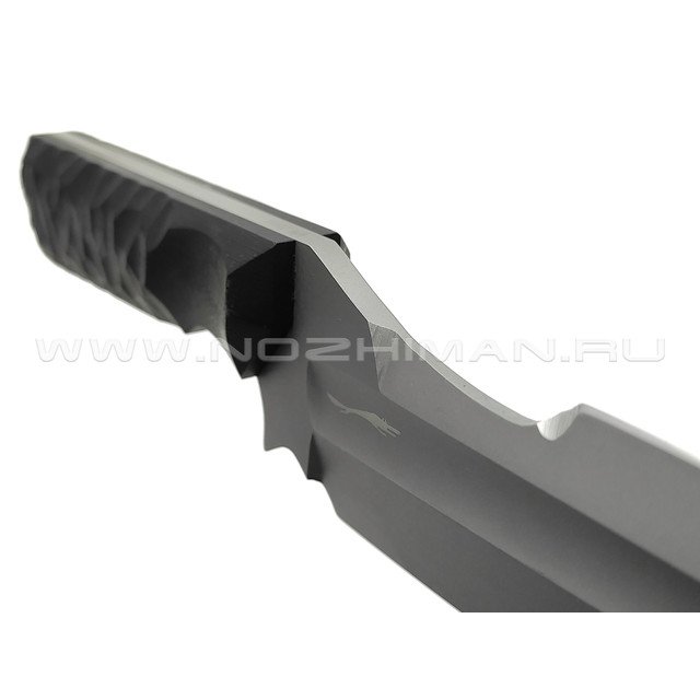Волчий Век нож Карачун Custom сталь N690 WA bead-blast, рукоять G10 black