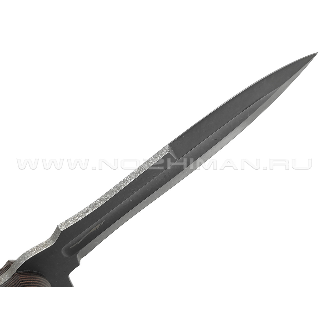 Волчий Век нож Стрела Custom сталь N690 WA блэквош, рукоять G10 black & orange