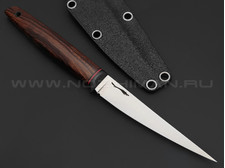 Волчий Век нож Сечень Custom сталь N690 WA satin, рукоять Айронвуд, карбон