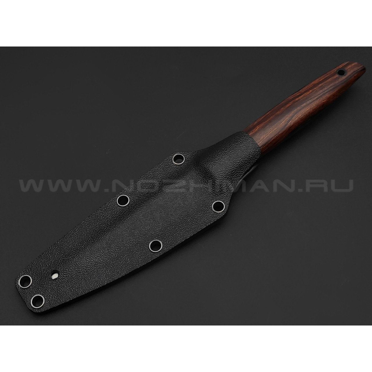 Волчий Век нож Сечень Custom сталь N690 WA satin, рукоять Айронвуд, карбон