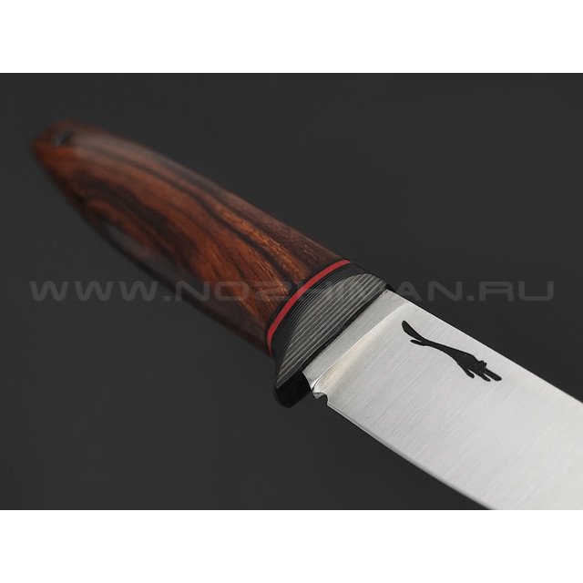 Волчий Век нож Сечень Custom сталь N690 WA satin, рукоять Айронвуд, карбон