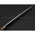 Wolf Age Custom нож Слон сталь CPM S125V WA satin, рукоять Айронвуд, зуб мамонта, нейзильбер Wolf Age Custom нож Слон сталь CPM S125V WA satin, рукоять Айронвуд, зуб мамонта, нейзильбер