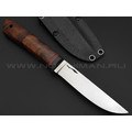 Волчий Век нож Слоник Custom сталь 95Х18 WA satin, рукоять Айронвуд, карбон