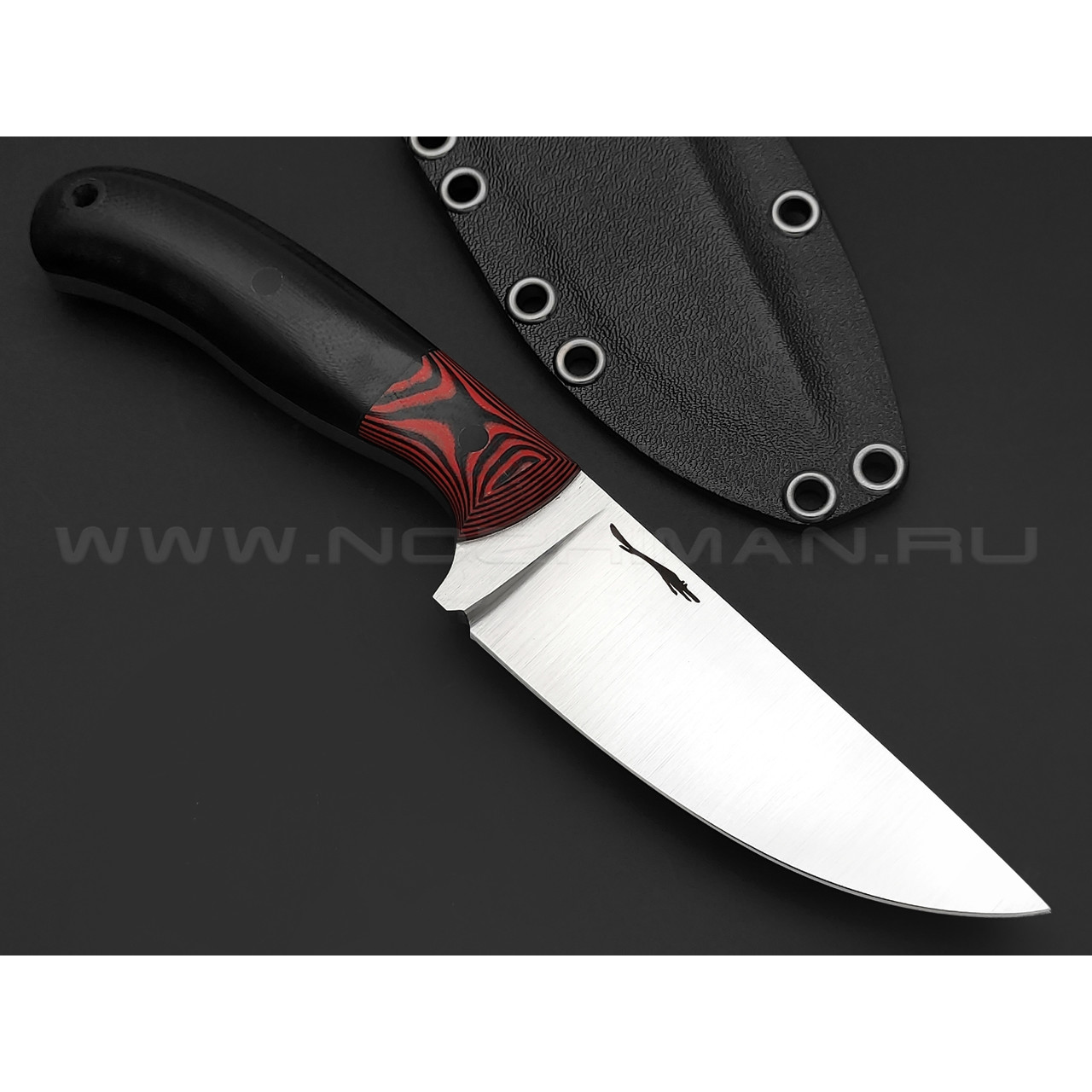 Волчий Век нож Mark-l сталь 1.4116 WA satin, рукоять G10 black & red