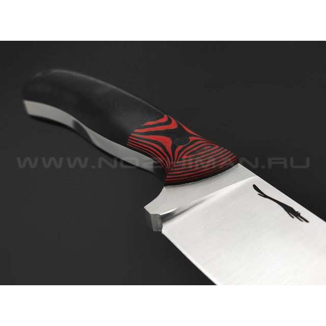 Волчий Век нож Mark-l сталь 1.4116 WA satin, рукоять G10 black & red