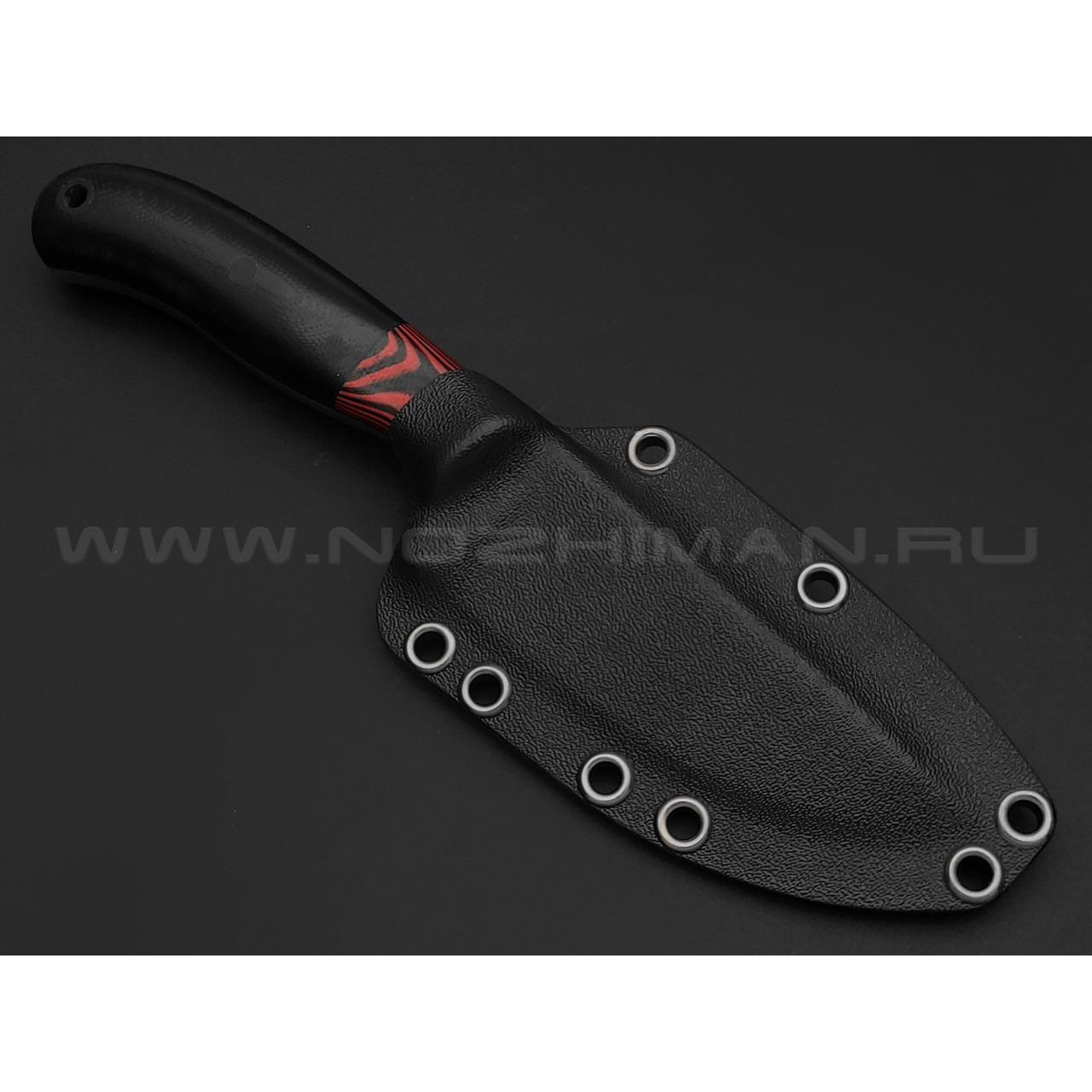 Волчий Век нож Mark-l сталь 1.4116 WA satin, рукоять G10 black & red