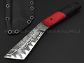 Волчий Век нож НДК 11 Custom Koi сталь N690 WA, рукоять G10 black & red
