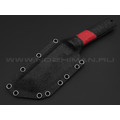 Волчий Век нож НДК 11 Custom Koi сталь N690 WA, рукоять G10 black & red Волчий Век нож НДК 11 Custom Koi сталь N690 WA, рукоять G10 black & red