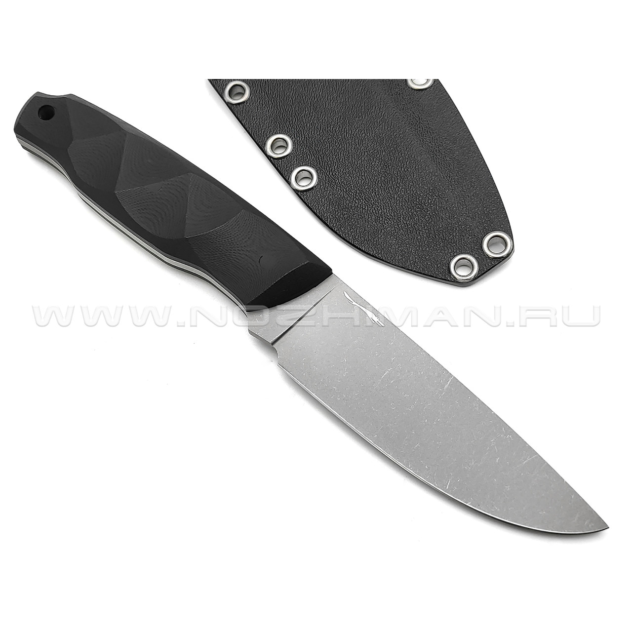 Волчий Век нож Mark-ll сталь PGK WA стоунвош, рукоять G10 black