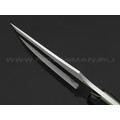Андрей Гилев нож Ондатр сталь N690, рукоять микарта black, G10 green