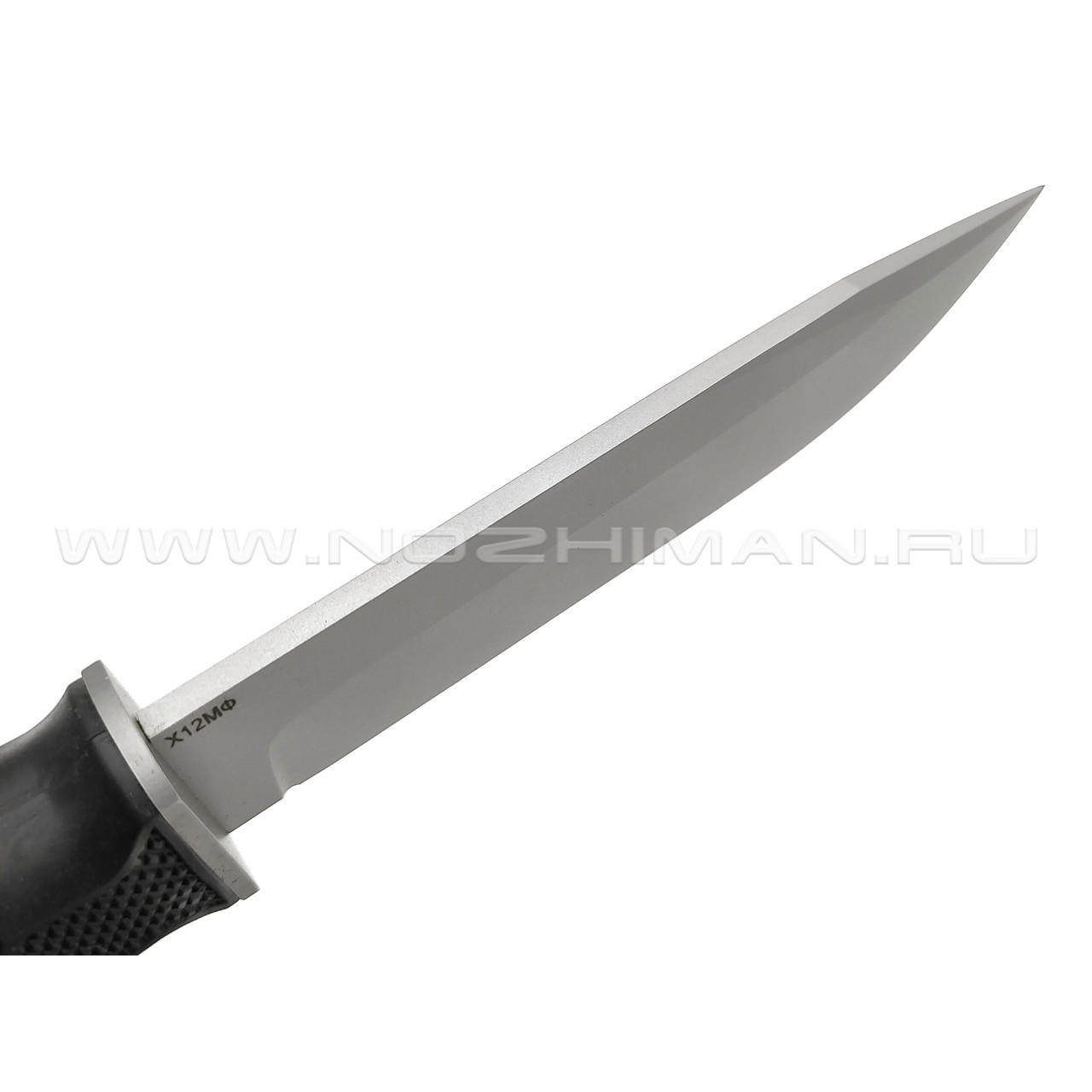 Saro нож Финский сталь Х12МФ bead-blast, рукоять резина