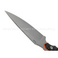 Saro нож Белка сталь K110, рукоять G10 black & orange
