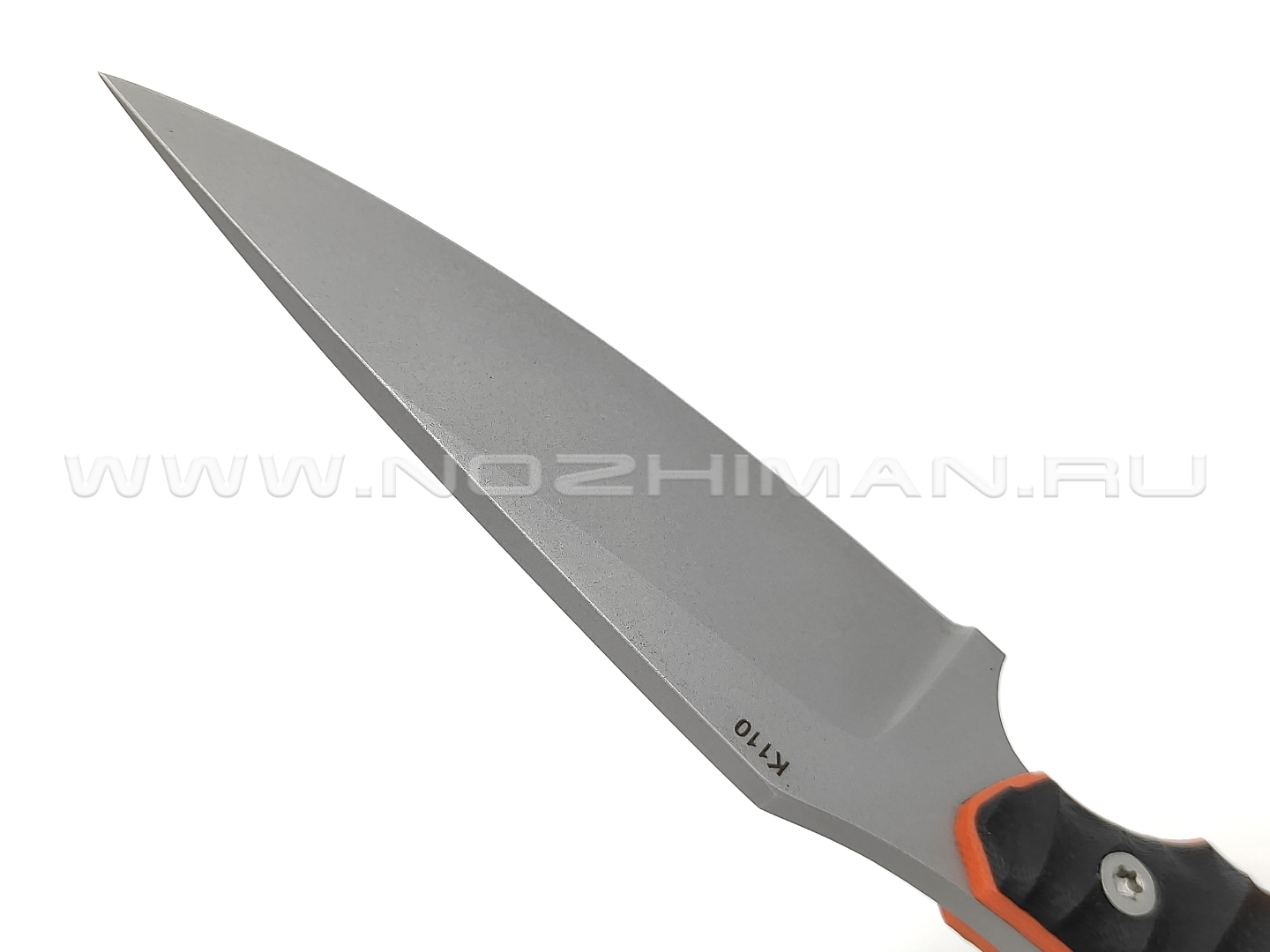 Saro нож Белка сталь K110, рукоять G10 black & orange