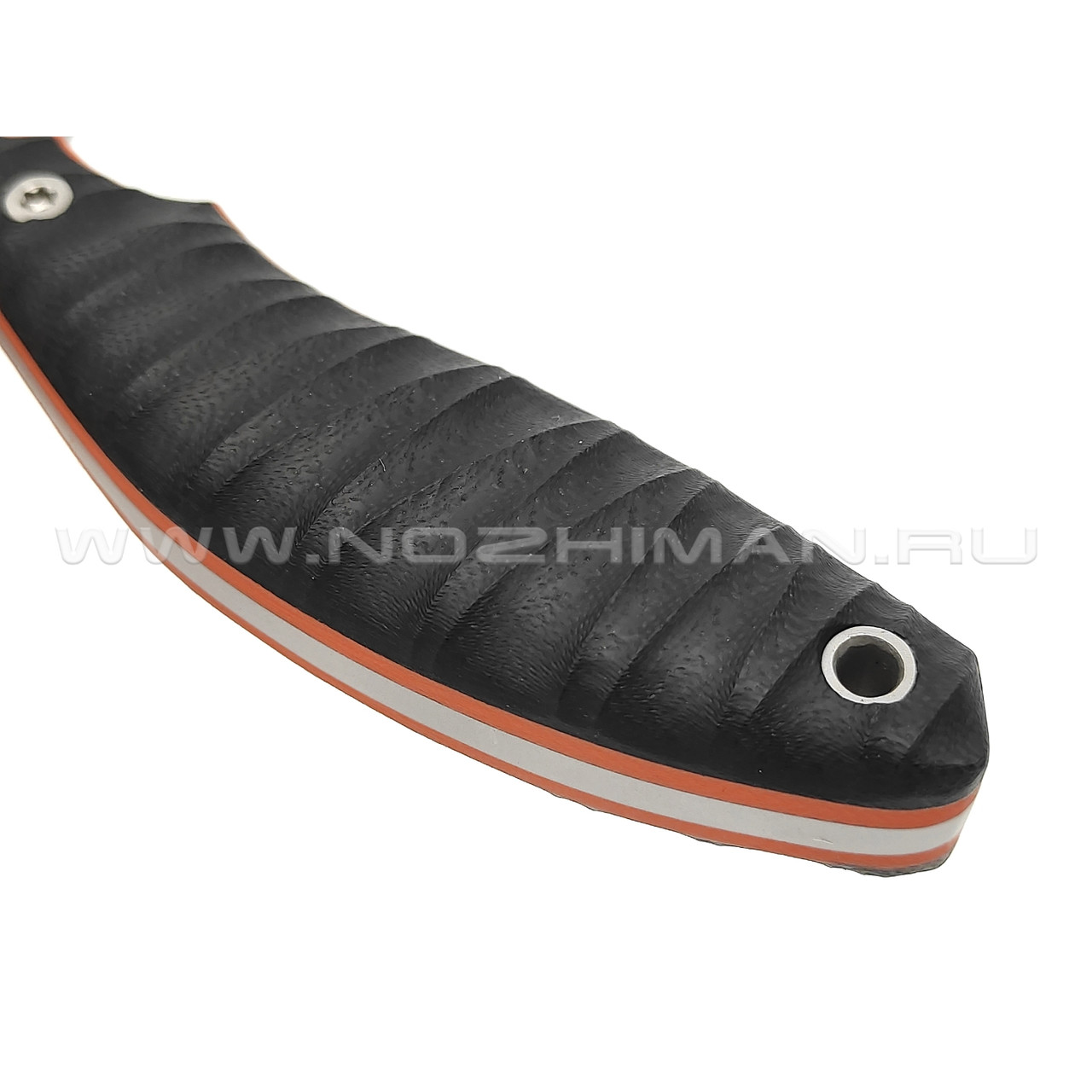 Saro нож Белка сталь K110, рукоять G10 black & orange