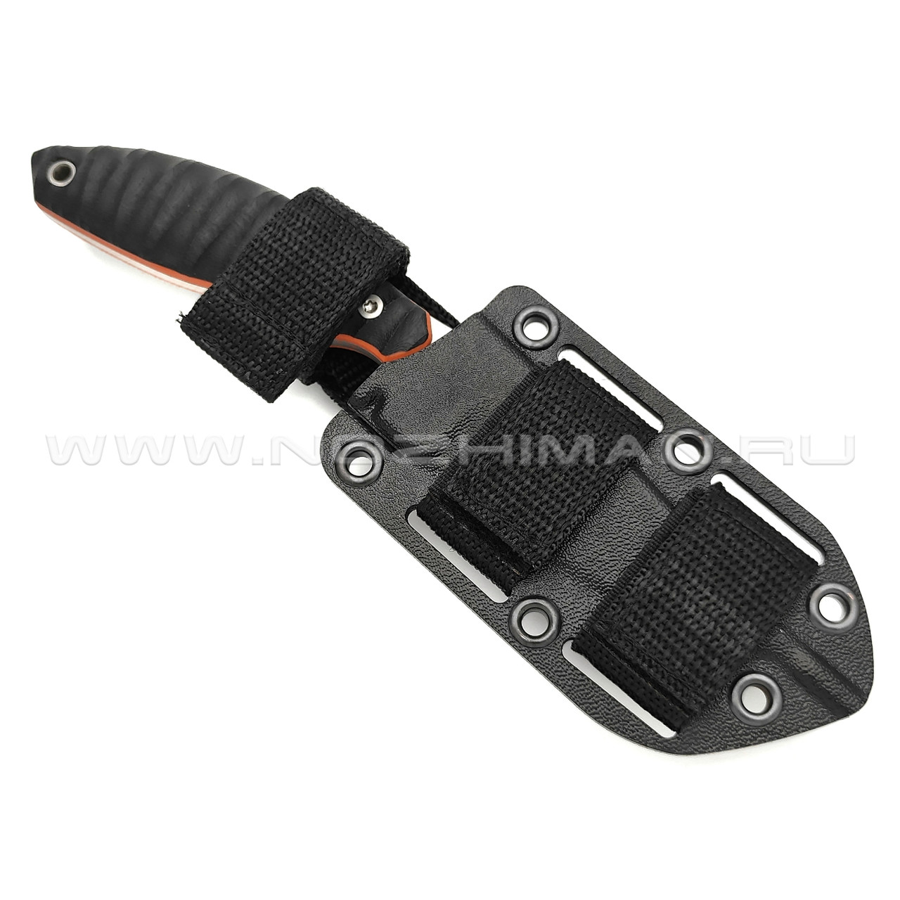 Saro нож Белка сталь K110, рукоять G10 black & orange