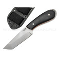 Saro нож Лис Танто сталь N690, рукоять G10 black & orange
