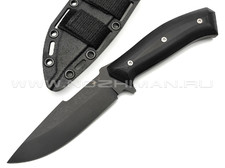Saro нож Егерь сталь 65Г, рукоять G10 black