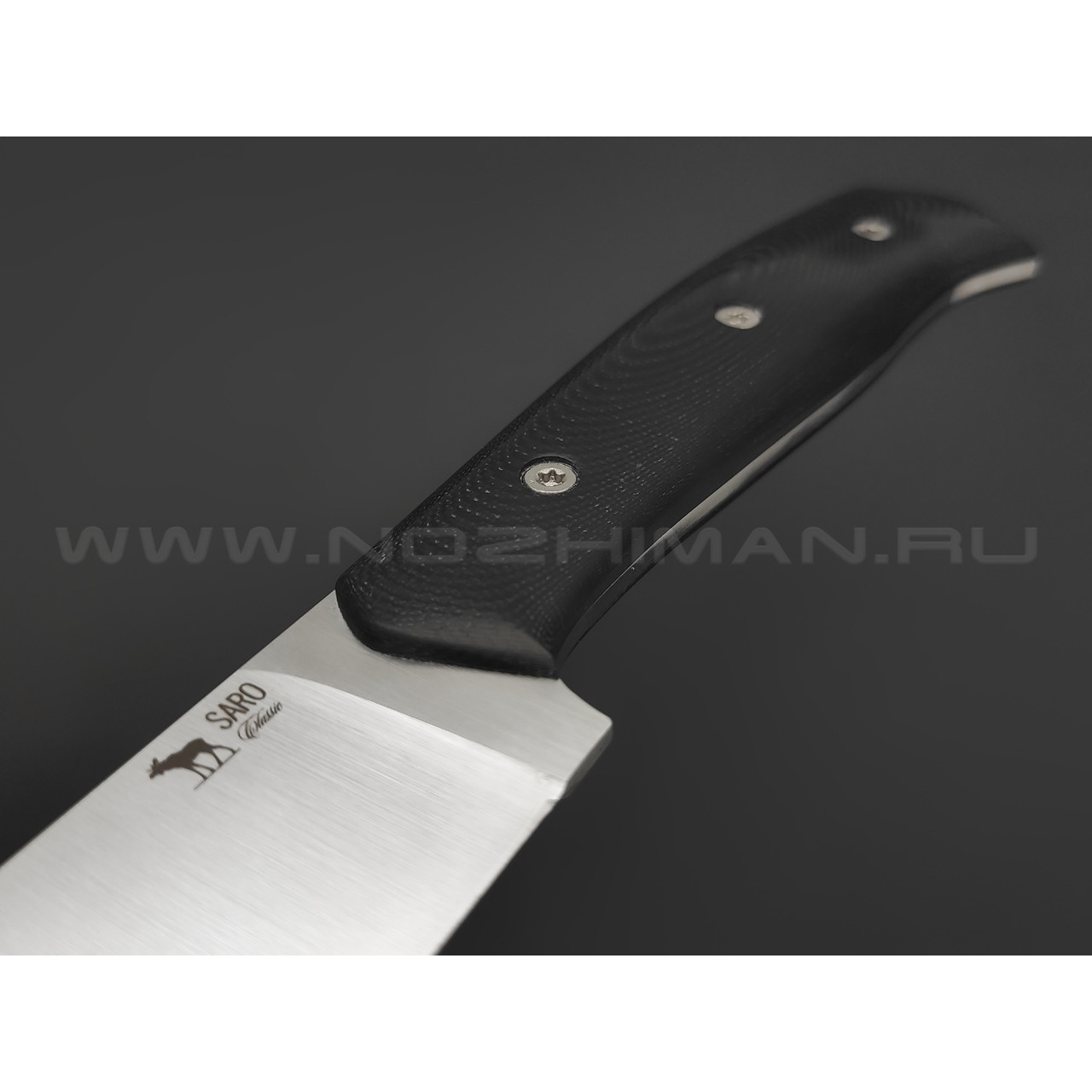Saro кухонный нож Универсал сталь N690, рукоять G10 black