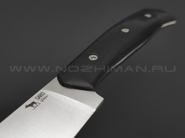 Saro кухонный нож Универсал сталь N690, рукоять G10 black
