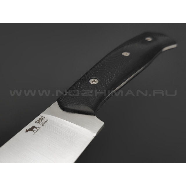 Saro кухонный нож Универсал сталь N690, рукоять G10 black