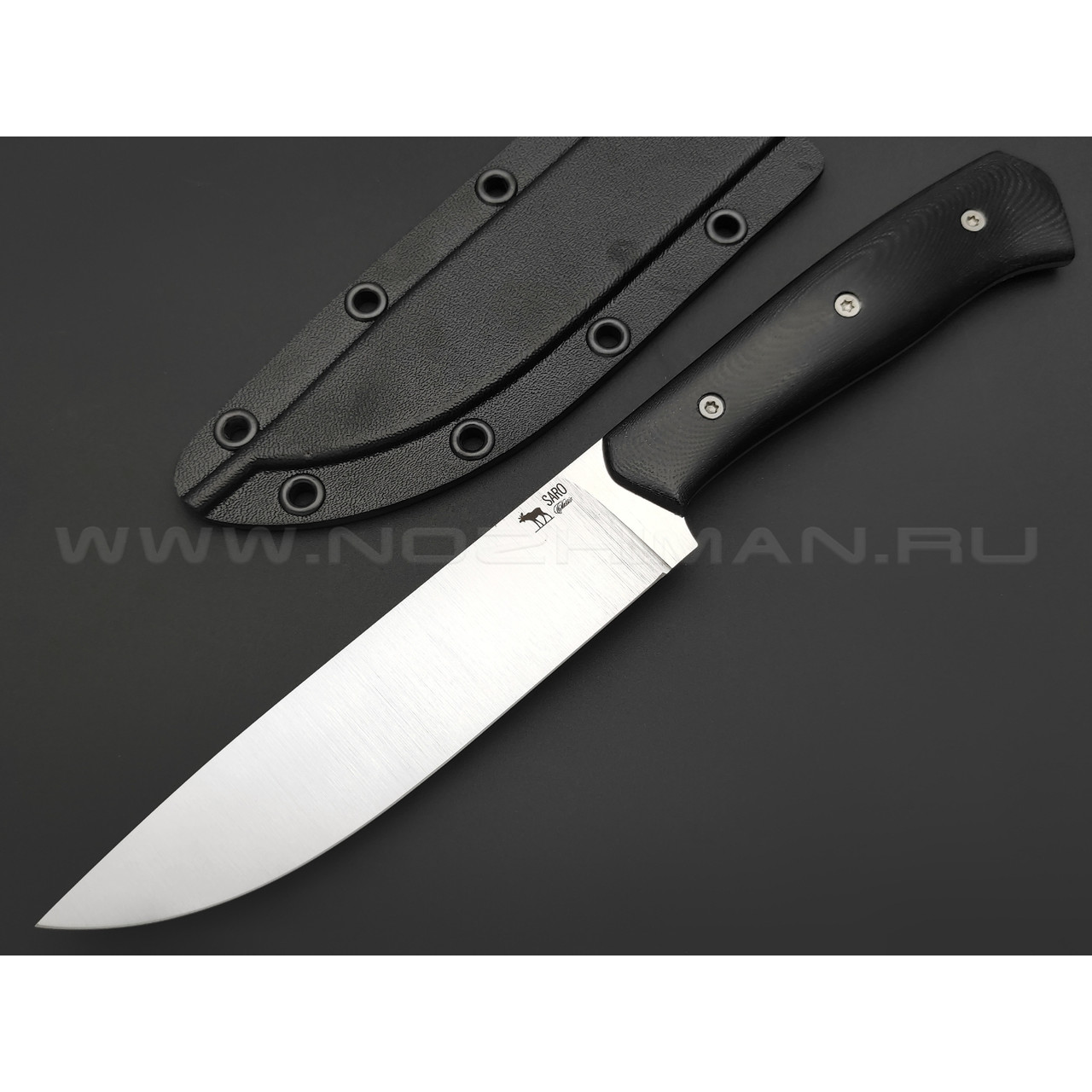 Saro кухонный нож Универсал сталь N690, рукоять G10 black