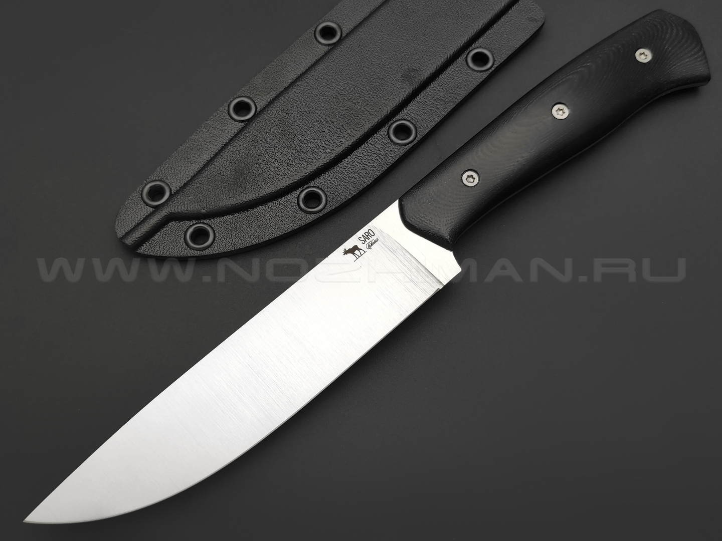 Saro кухонный нож Универсал сталь N690, рукоять G10 black