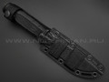 Saro нож Финский сталь Aus-6 сатин, рукоять черная резина
