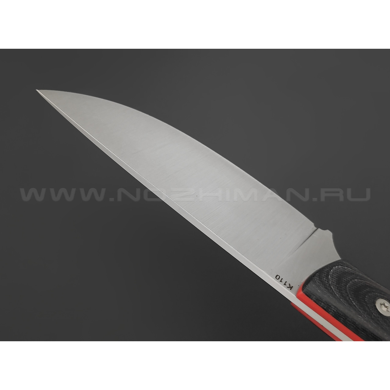 Saro нож Лис Next сталь K110 сатин, рукоять Микарта