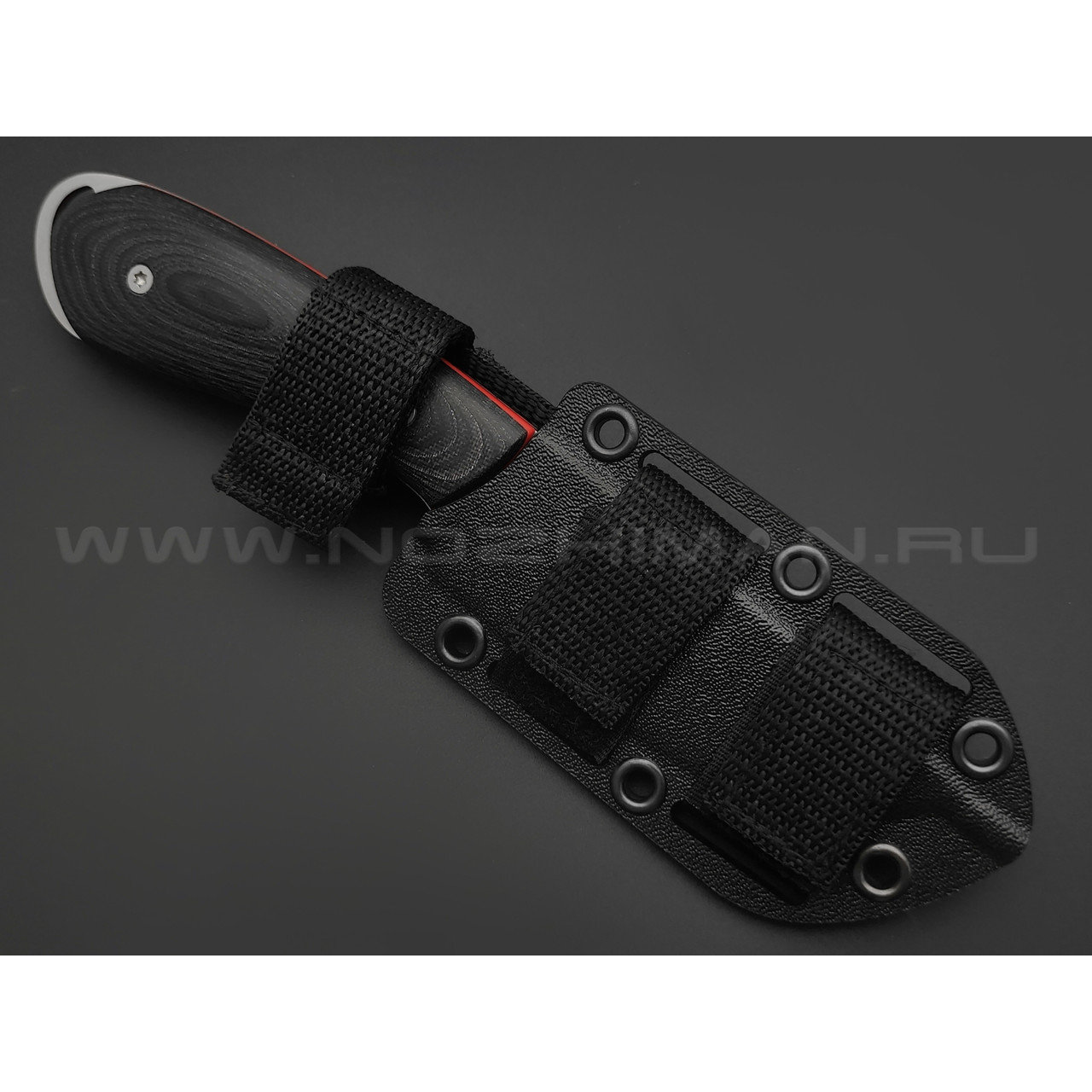 Saro нож Лис Next сталь K110 сатин, рукоять Микарта