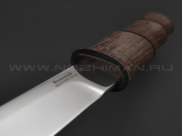 Платонов Д.Г. нож Танто бамбук, сталь 95Х18, рукоять венге, деревянные ножны