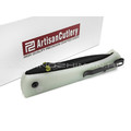 Artisan Cutlery складной нож Andromeda 1856P-BNTG сталь AR-RPM9 чёрный PVD, рукоять G10 джейд Artisan Cutlery складной нож Andromeda 1856P-BNTG сталь AR-RPM9 чёрный PVD, рукоять G10 джейд