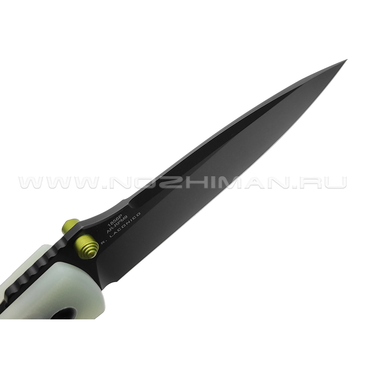 Artisan Cutlery складной нож Andromeda 1856P-BNTG сталь AR-RPM9 чёрный PVD, рукоять G10 джейд