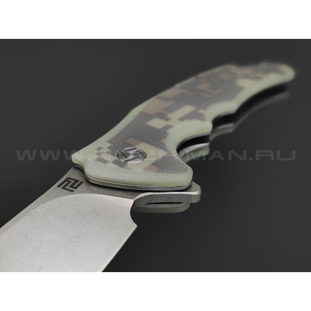 Нож Artisan Cutlery Tradition 1702P-CG сталь D2, рукоять G10 camo