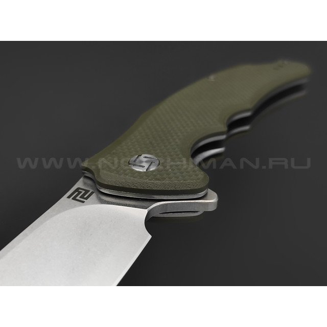 Нож Artisan Cutlery Tradition 1702P-GN сталь D2, рукоять G10 OD green