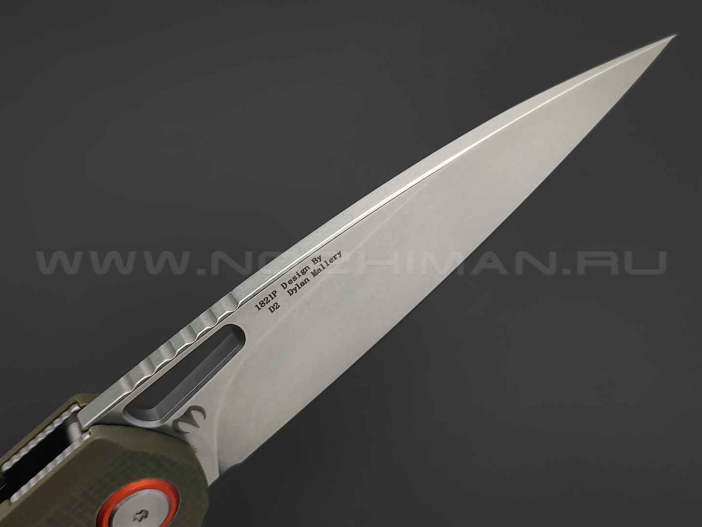 Нож Artisan Cutlery Archaeo 1821P-GNF сталь D2, рукоять G10 OD green