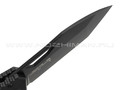 Нож Обертех НС-01 сталь D2 black Titanium nitride, рукоять G10 black