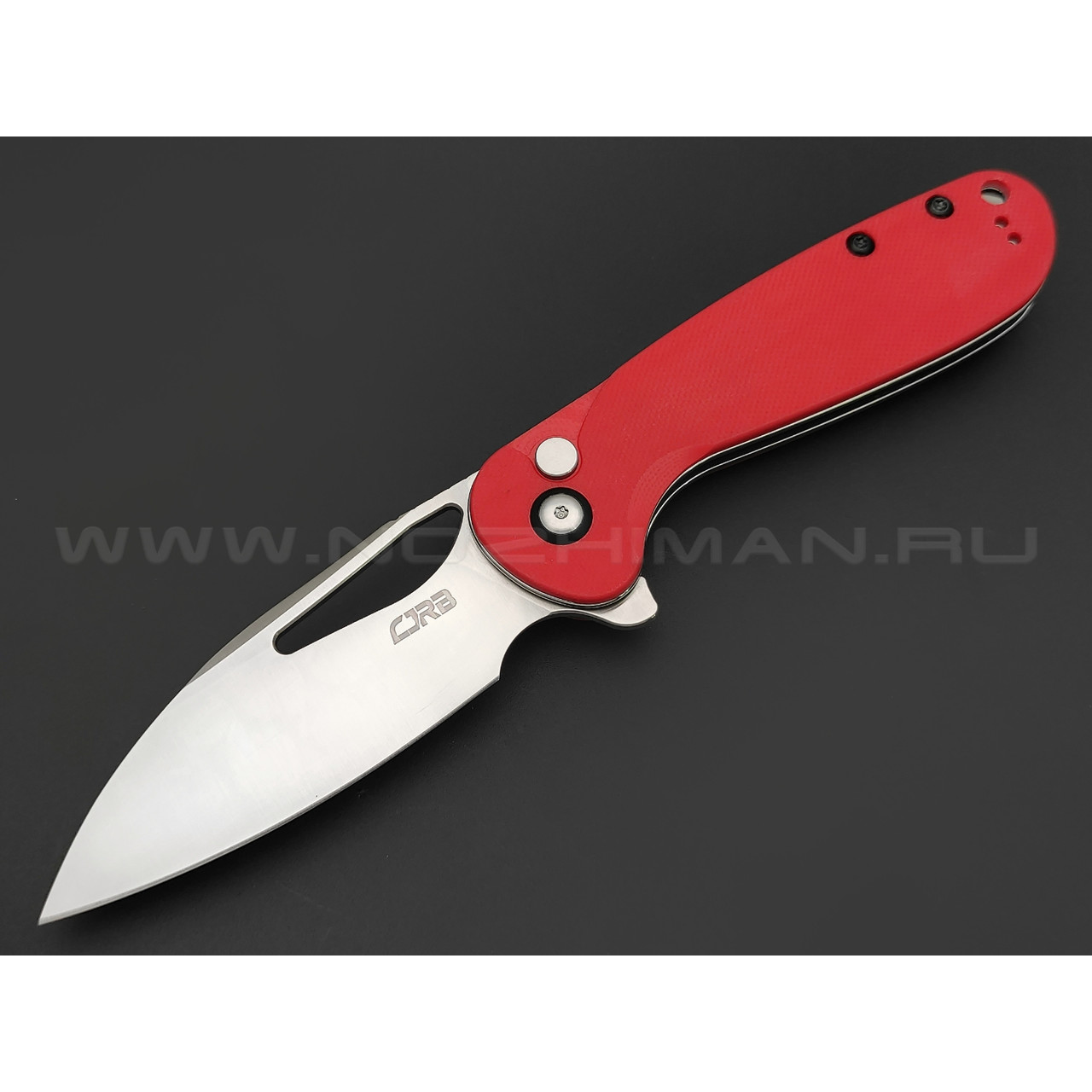 Нож CJRB Lago J1926-RE сталь AR-RPM9, рукоять G10 red