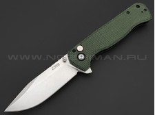 Нож CJRB Chord J1927-MGN сталь AR-RPM9, рукоять Micarta green