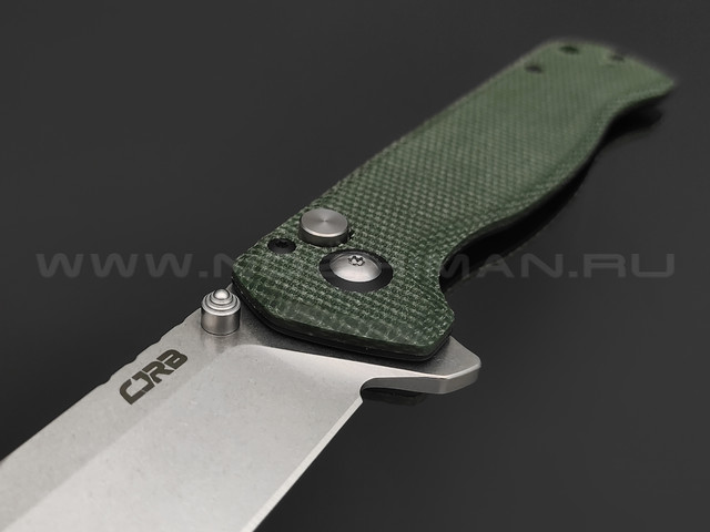 Нож CJRB Chord J1927-MGN сталь AR-RPM9, рукоять Micarta green