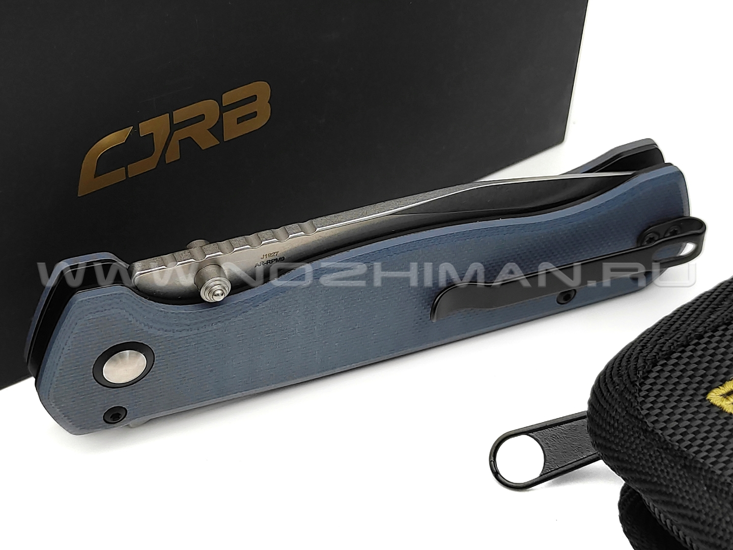Нож CJRB Chord J1927-GY сталь AR-RPM9, рукоять G10 grey