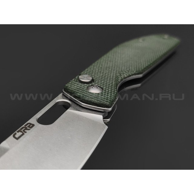 Нож CJRB Ekko J1929B-MGN сталь AR-RPM9 SW, рукоять Микарта зелёная