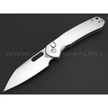 Нож CJRB Pyrite Wharncliffe J1925A-ST сталь AR-RPM9, рукоять Stainless steel Нож CJRB Pyrite Wharncliffe J1925A-ST сталь AR-RPM9, рукоять Stainless steel