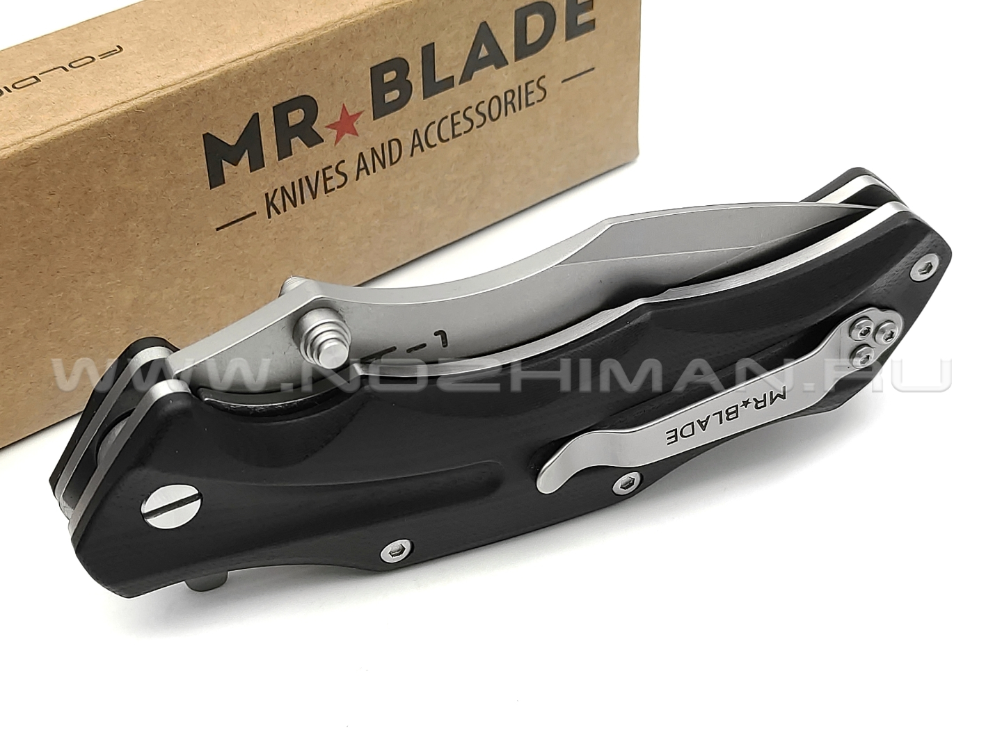 Mr.Blade нож HT-1 Stonewash сталь D2, рукоять G10