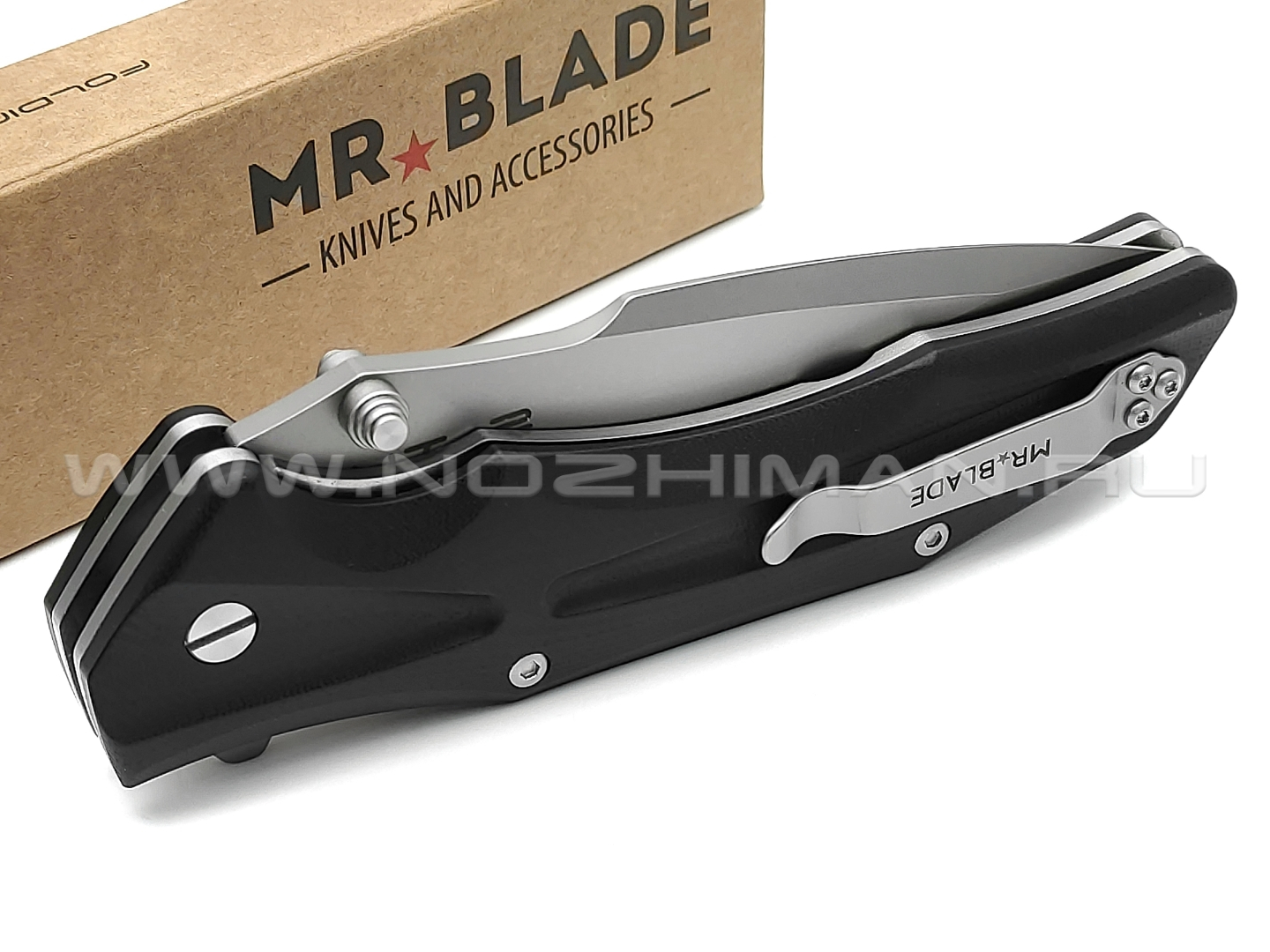 Mr.Blade нож HT-2 Stonewash сталь D2, рукоять G10