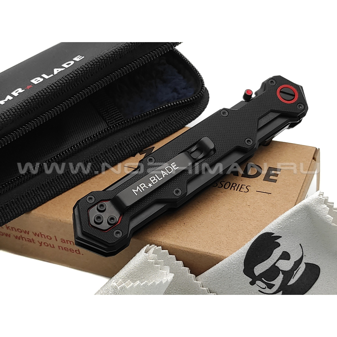 Mr.Blade нож Ferat Black сталь D2, рукоять G10