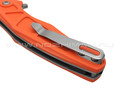 Saro нож Багира сталь Aus-10, рукоять G10 orange